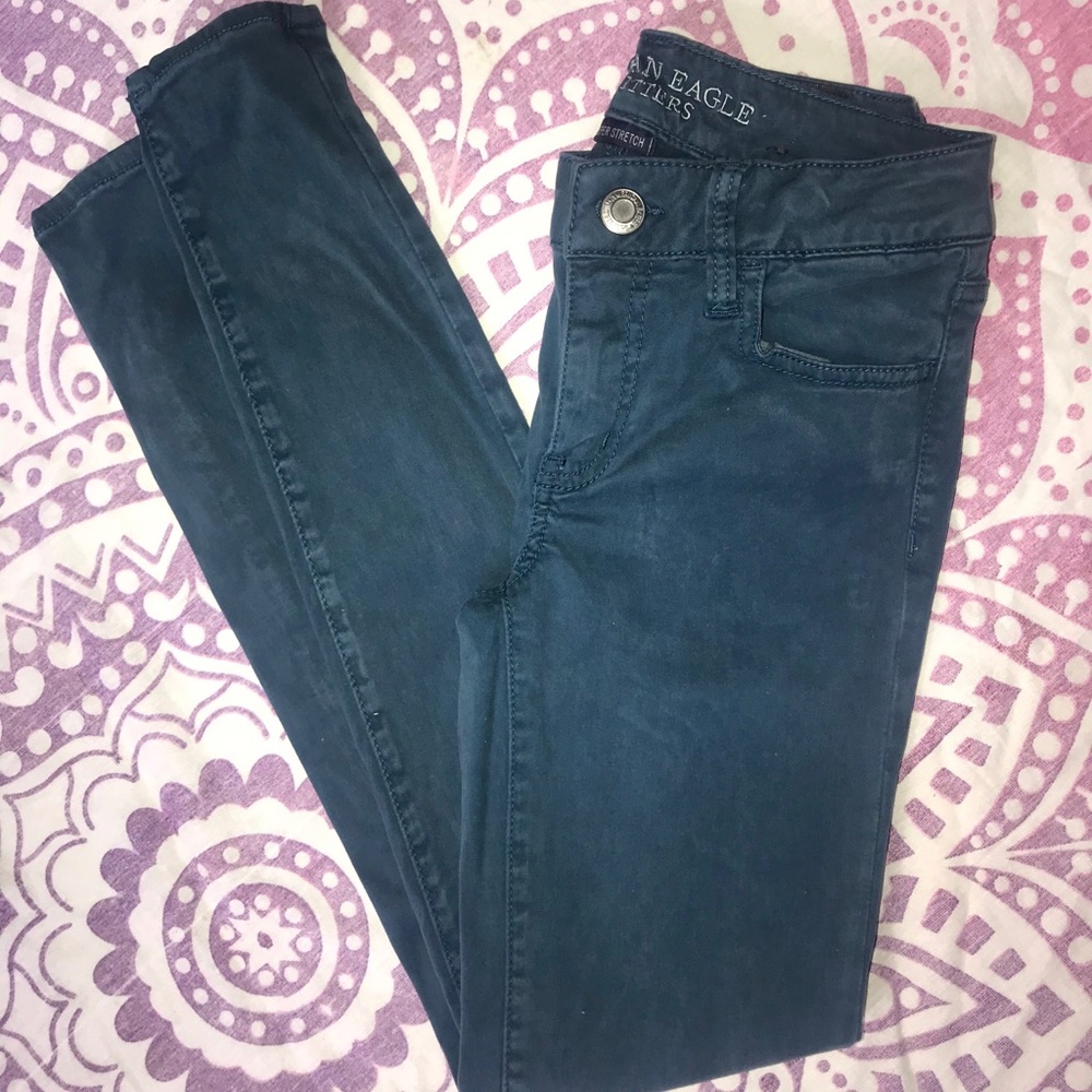 American eagle mid rise jeggings